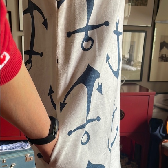 Love, Lilly Nautical Sleeveless A-Line Midi Dress - Picture 5 of 16